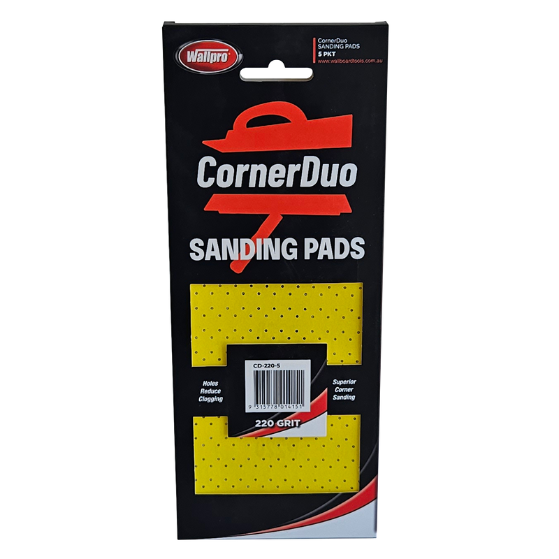 Wallboard Tools CornerDuo Sanding Pads 220g 5pk