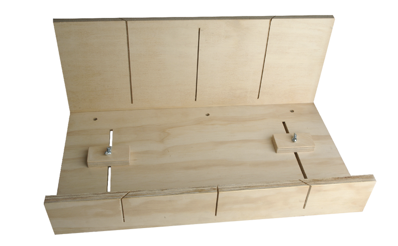 Wallboard Tools Large Adjustable Wooden Mitre Box