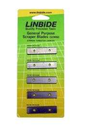 LINBIDE 50MM SCRAPER BLADES 5 PACK CARD