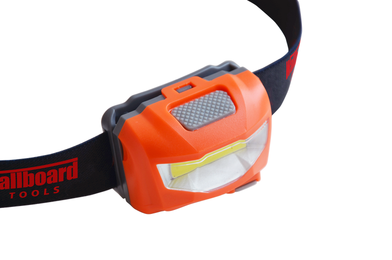 3W LED Rechargeable Head Lamp - Wallboard Tools